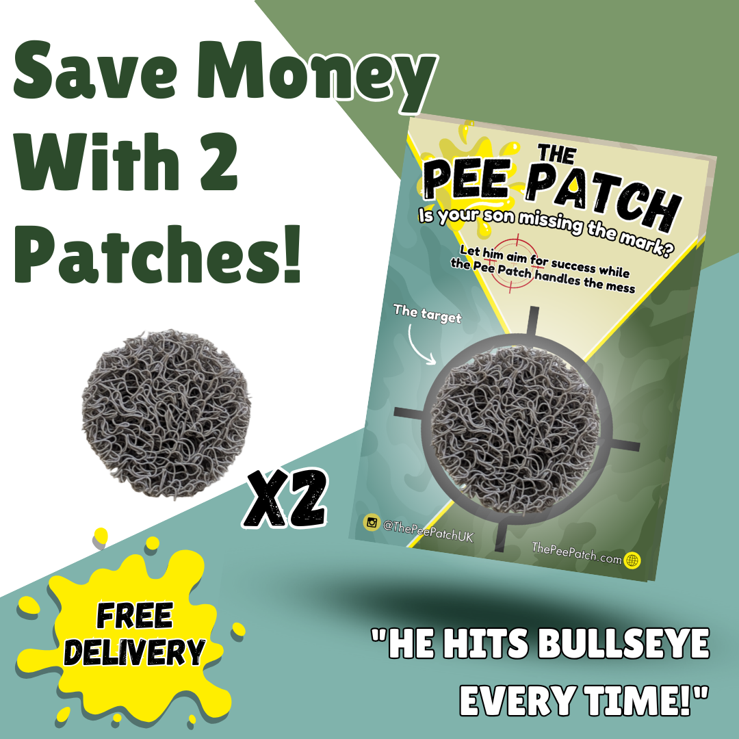 Two circle pee patches in one packaging allows you to save money when protecting 2 toilets.